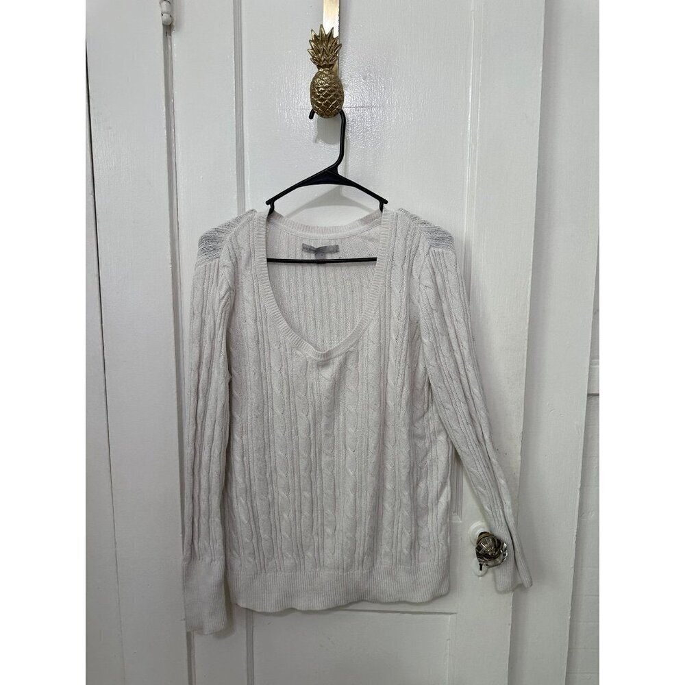 Old Navy women’s size X- large white long sleeve sweater
